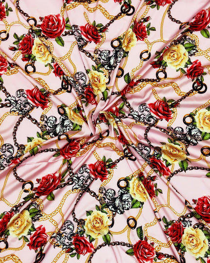 Satin Armani Print Fabric