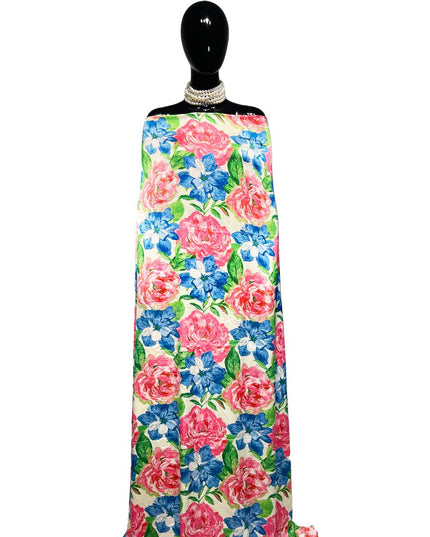Italian Satin Printed Fabric