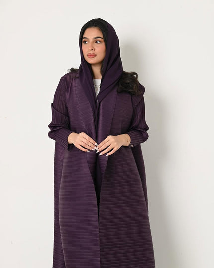 Designer Pleated Printed Long Shrug