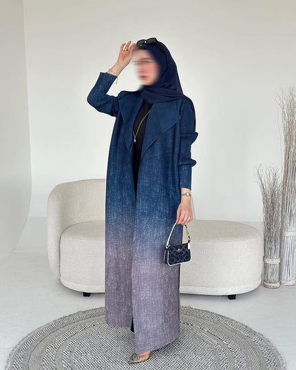 Designer Pleated Printed Long Shrug