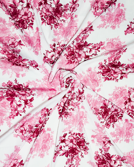 Cotton Printed Crepe Fabric
