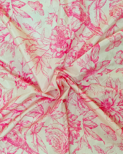Designer French Satin Shimmer Fabric