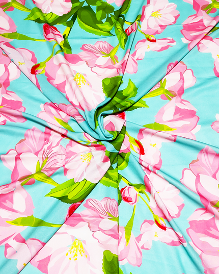 Double Georgette Floral Armani Print
