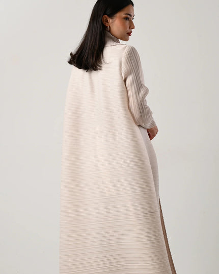 Designer Pleated Printed Long Shrug