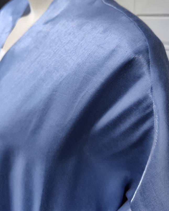 Metallic Shimmer Satin Fabric