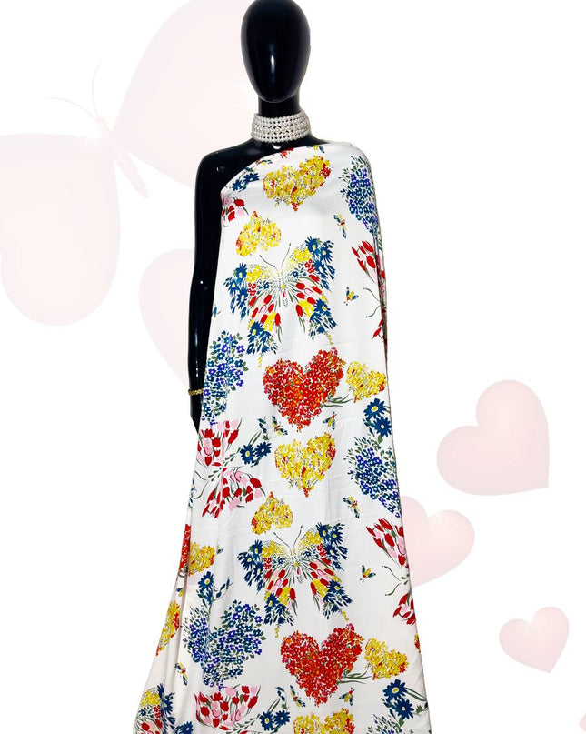 Gucci Inspire Satin Digital Print Fabric