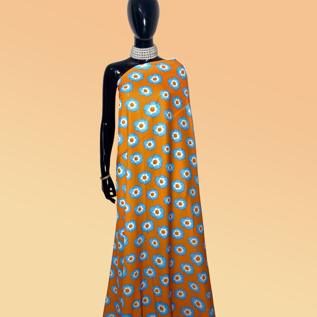 Masaba Double Georgette Digital Print Fabric