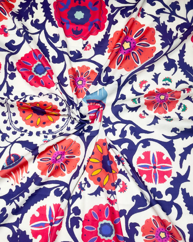 Japanese  Cotton Floral Print Fabric