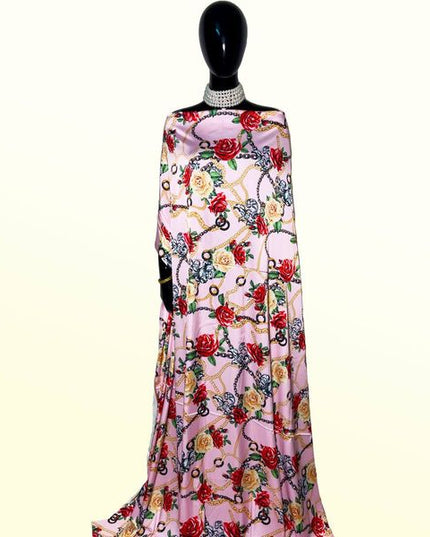 Satin Armani Print Fabric