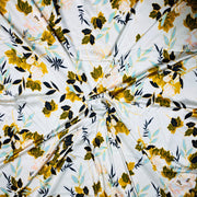 Satin Armani floral Print Fabric