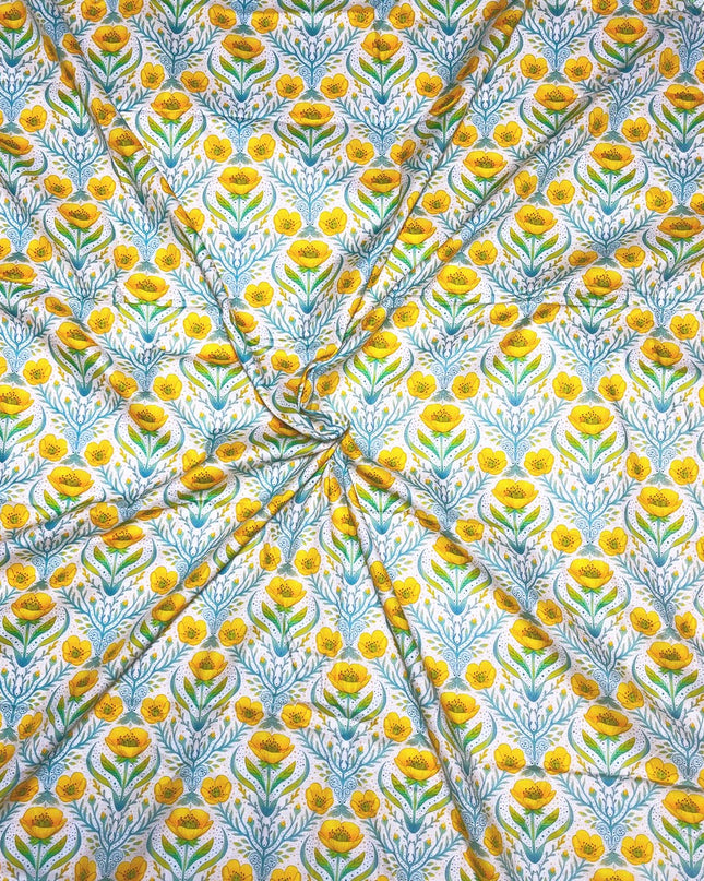 Cotton Floral Print Fabric
