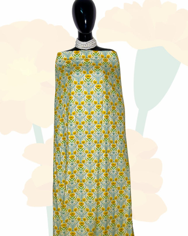 Cotton Floral Print Fabric