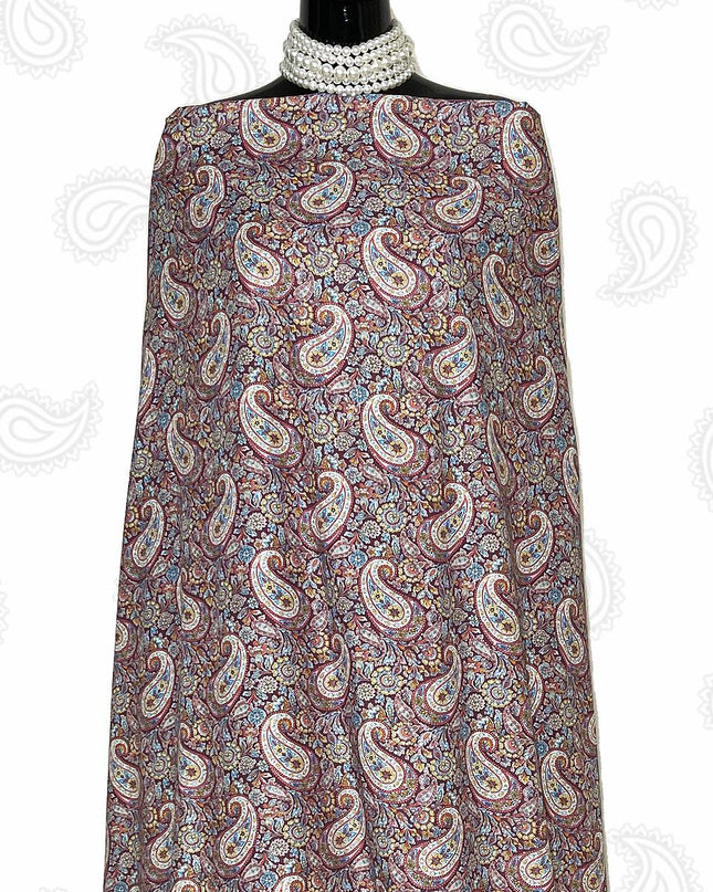 Japanese Cotton Paisley Print Fabric