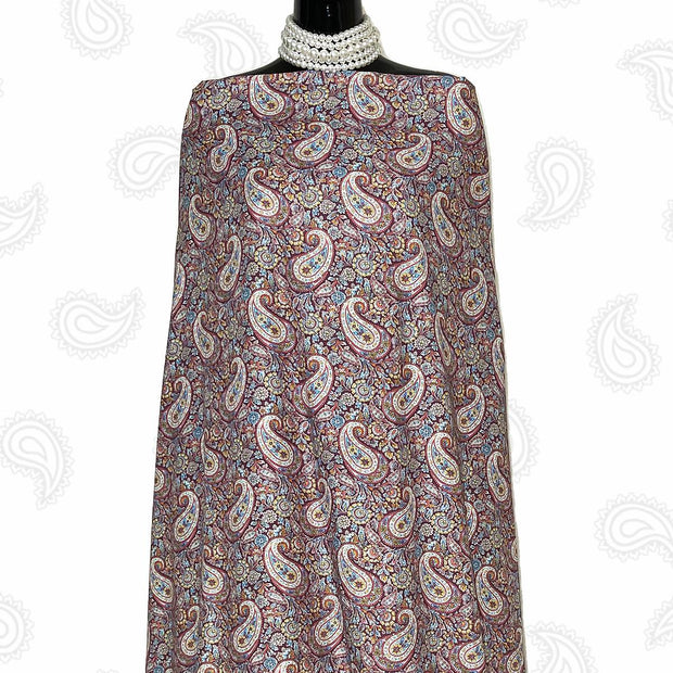 Japanese Cotton Paisley Print Fabric