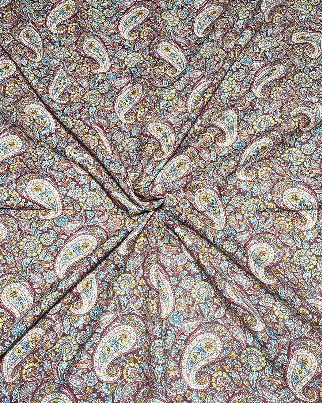 Japanese Cotton Paisley Print Fabric