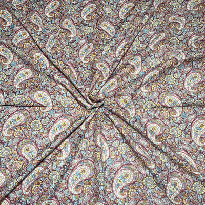 Japanese Cotton Paisley Print Fabric