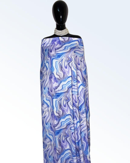 Georgette Marble Print Fabric