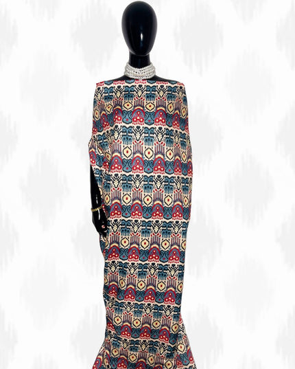 Japanese Rayon Uzbek Print Fabric