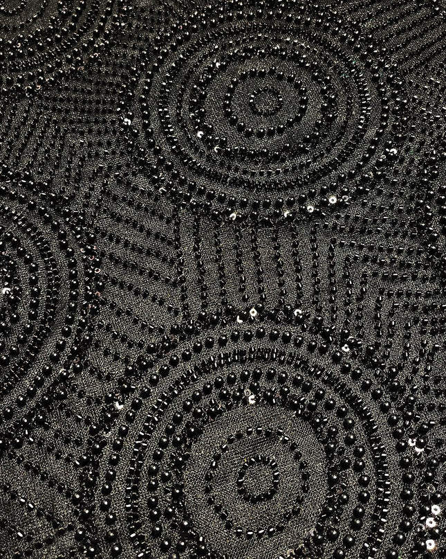 Handwork Cutdana and Beaded Embroidery  Fabric