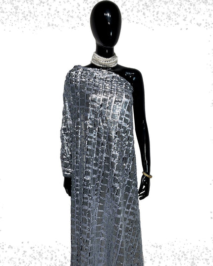 Mesh  Sequence Embroidery Fabric
