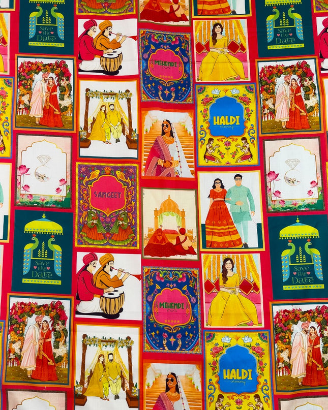 Japanese Cotton Girl Print Fabric