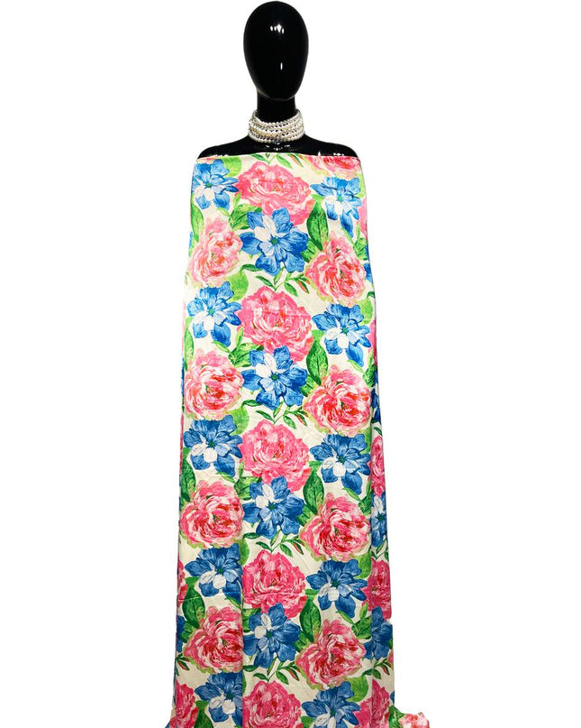 Italian Satin Printed Fabric