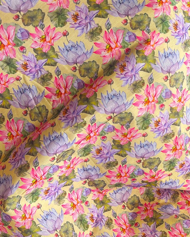 Designer French Satin Shimmer Fabric
