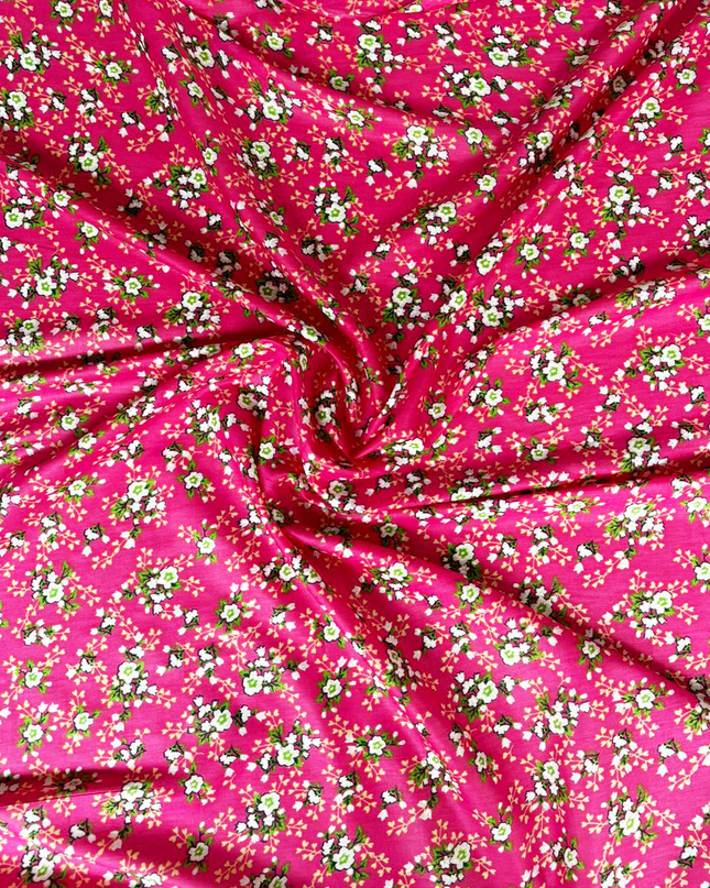 Cotton Multicolor Floral Digital Print