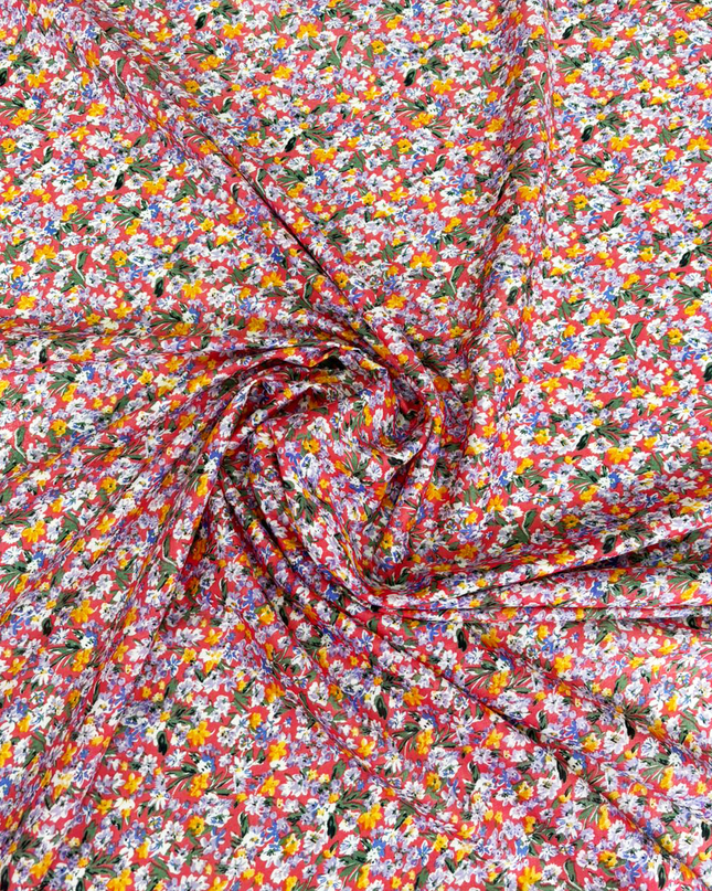 Cotton Multicolor Floral Digital Print