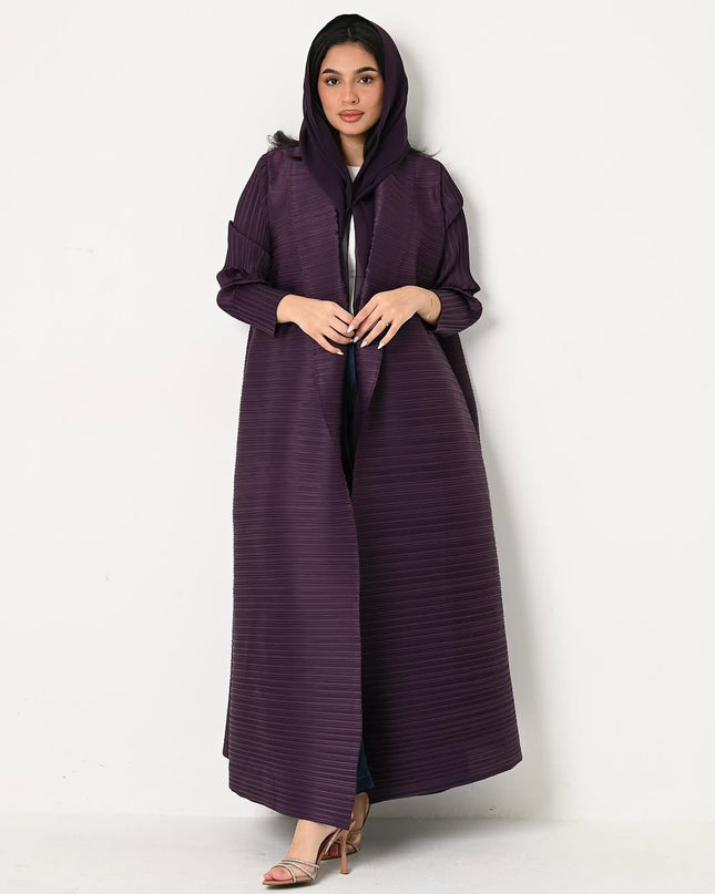 Designer Pleated Printed Long Shrug