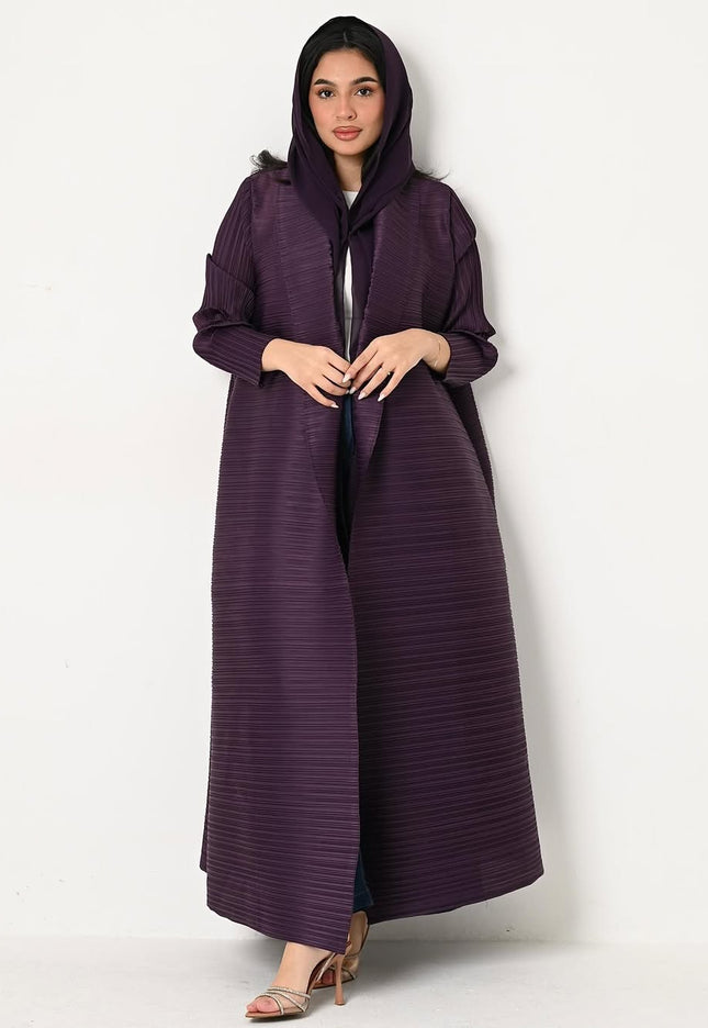 Designer Pleated Printed Long Shrug