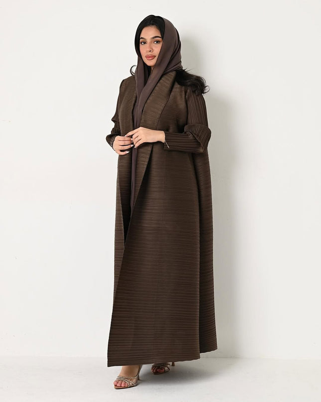 Designer Pleated Printed Long Shrug