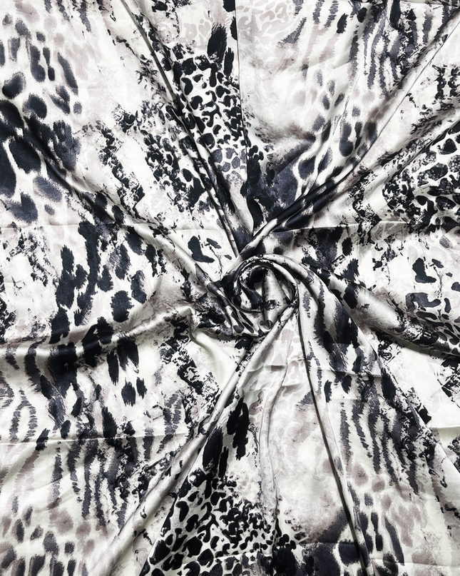 Satin Animal Digital Print Fabric