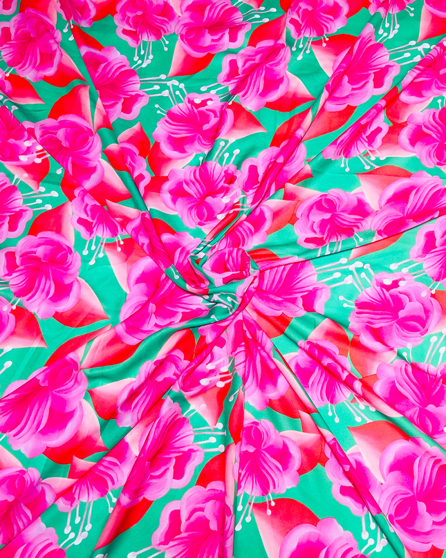Double Georgette Floral Armani Print