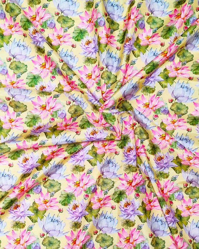 Designer French Satin Shimmer Fabric