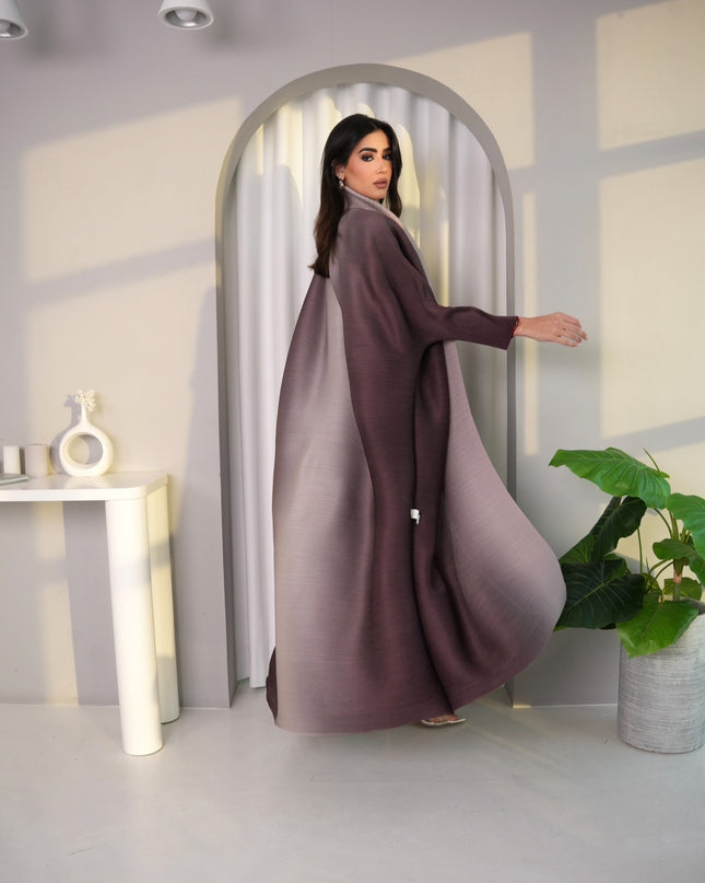 Designer Pleated Printed Long Shrug