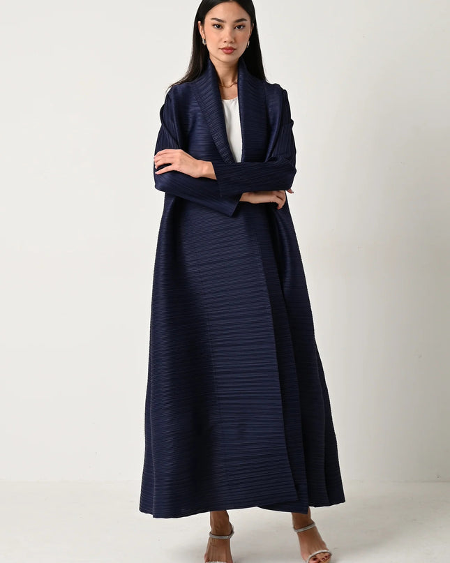 Designer Pleated Printed Long Shrug