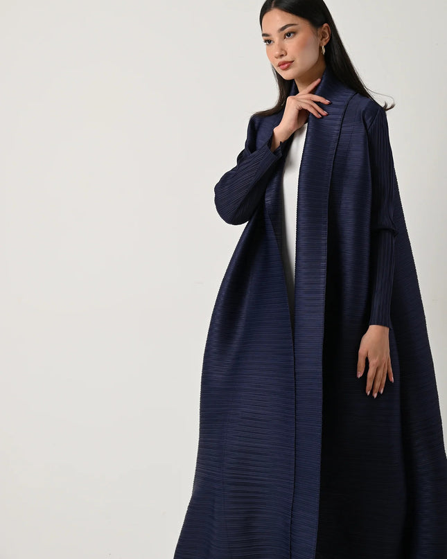 Designer Pleated Printed Long Shrug