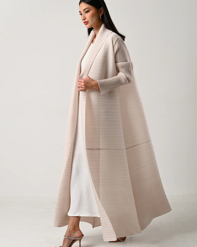 Designer Pleated Printed Long Shrug