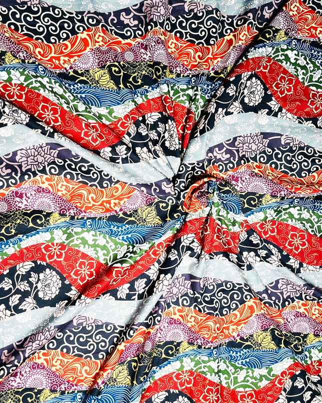 Japanese Soft Cotton Digital Print Fabric