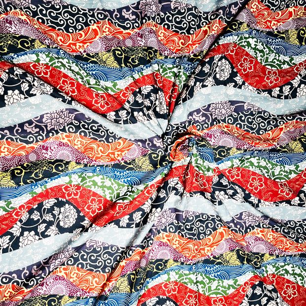 Japanese Soft Cotton Digital Print Fabric